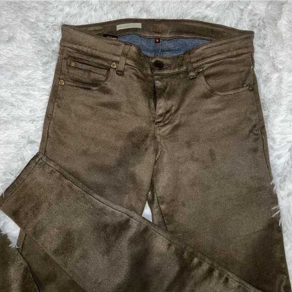 Kut from the Kloth Mia Toothpick Skinny Pants Size 6 Taupe Bottoms - Picture 5 of 6